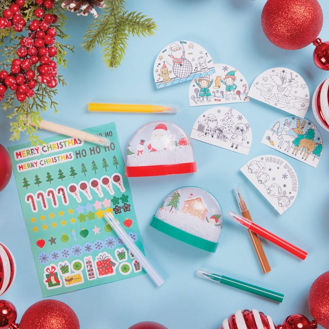 Sleigh Bells Decorate Your Own Snow Globe