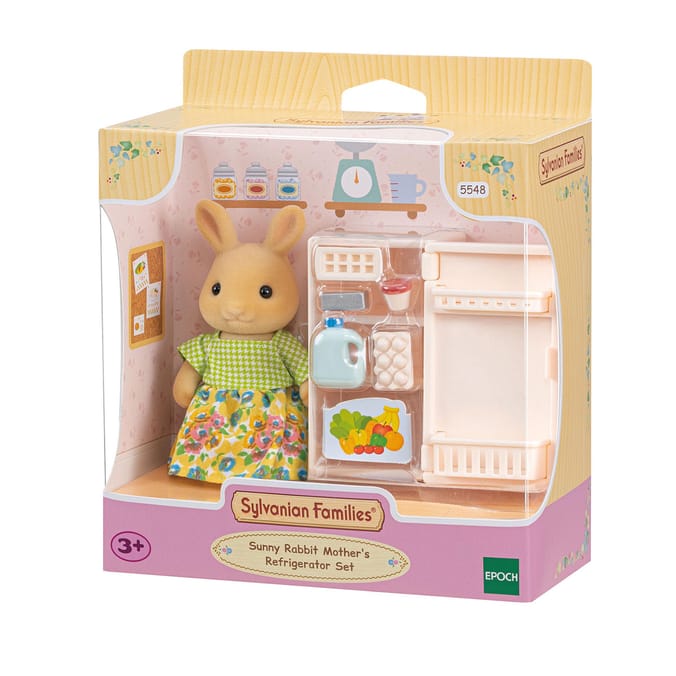 Sylvanian Families Sunny Rabbit Mother's Refrigerator Set