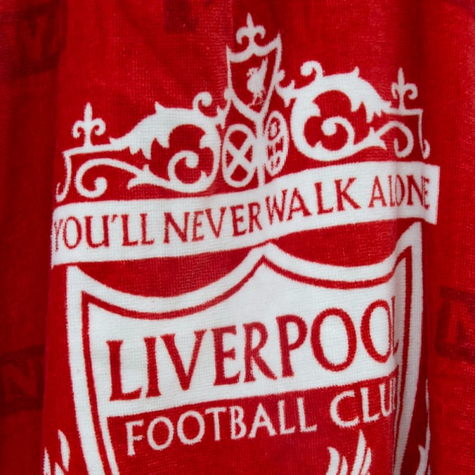 Liverpool FC Boots Towel Poncho - 10-14 Years