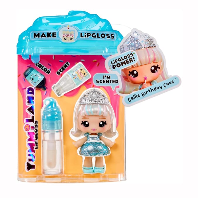 Yummiland Lipgloss Doll - Callie Birthday Cake