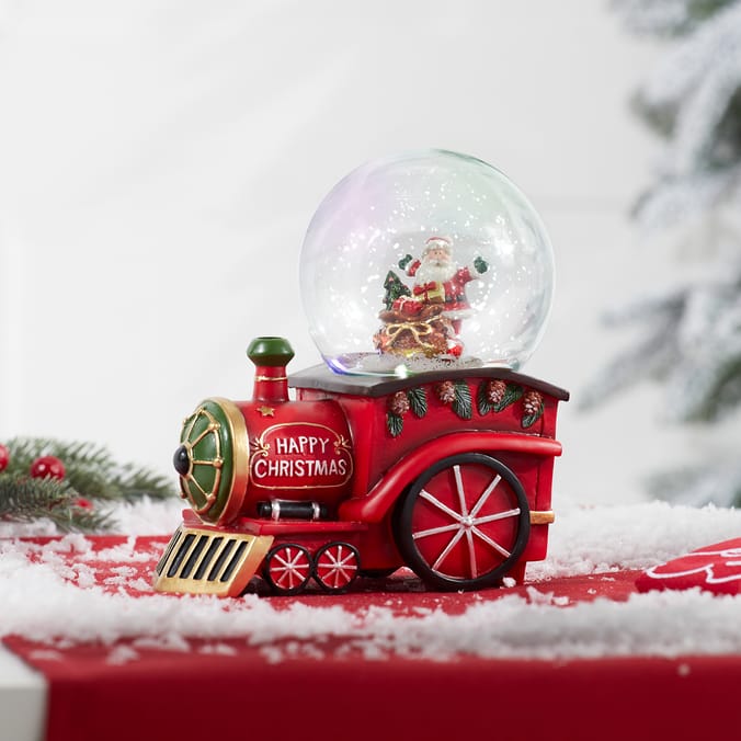 Festive Feeling Musical LED Train Snowglobe
