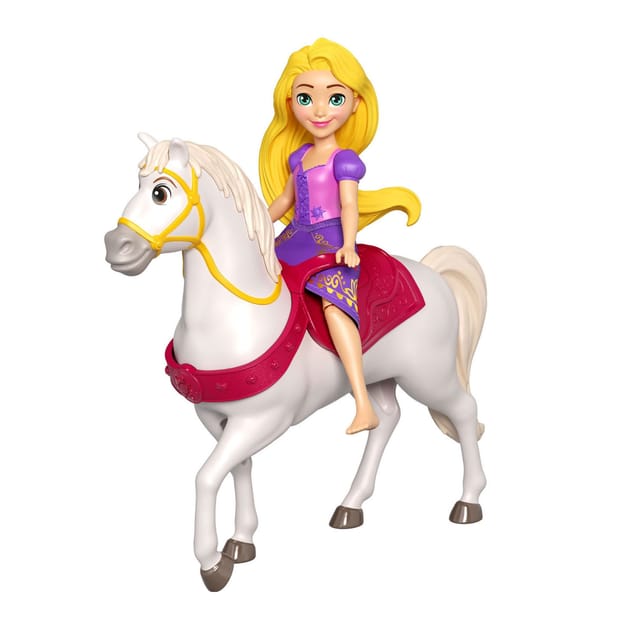 Tangled doll and horse set cheap