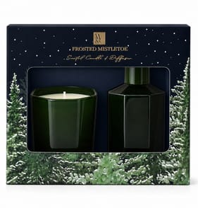 Wickford & Co Scented Candle & Diffuser - Frosted Mistletoe 
