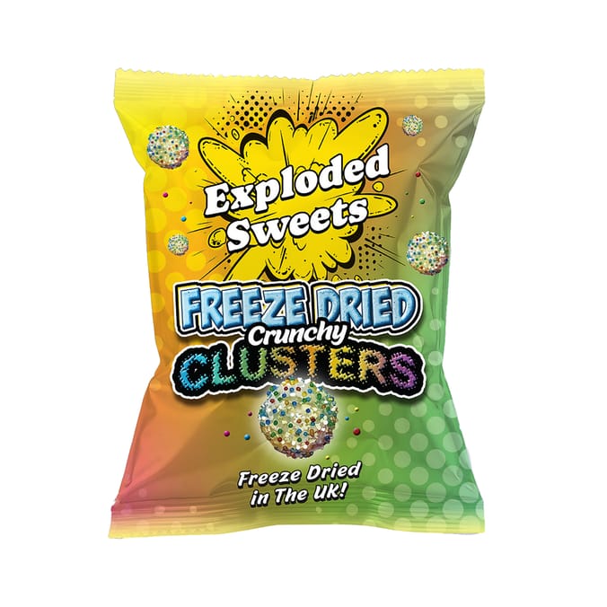 Exploded Sweets Freeze Dried Crunchy Clusters 40g