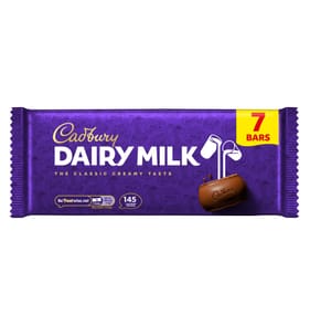 Cadbury Dairy Milk Chocolate Bar 7 Pack Multipack 190.4g