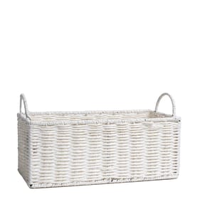 Home Collections Woven Rope Basket - White