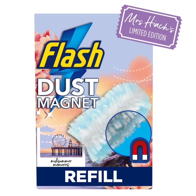 Flash Dust Magnet Mrs Hinch's Midsummer Memories Duster Refills 9x
