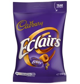 Cadbury Eclairs Sugar Confectionery 110g