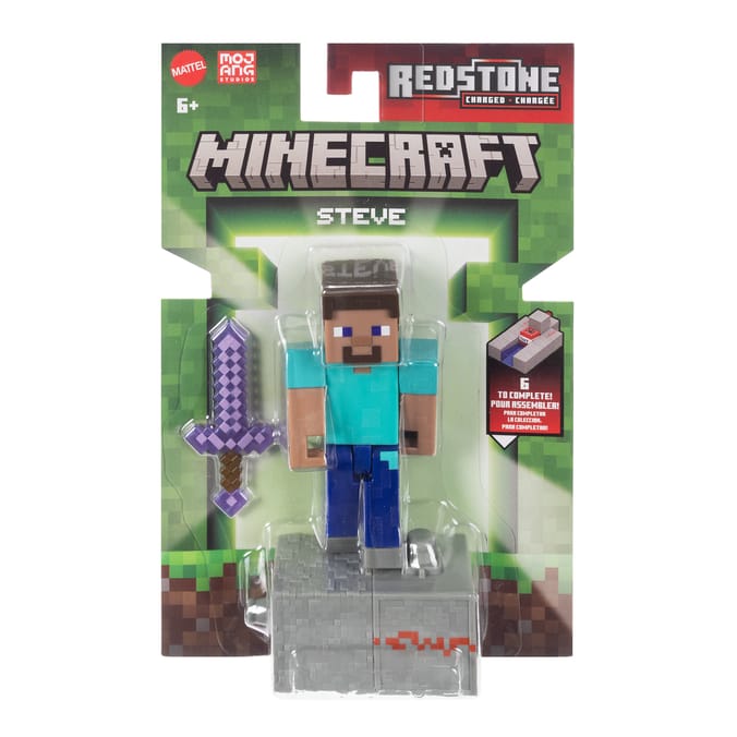 Minecraft Redstone Charged Figure GTP08 - Steve