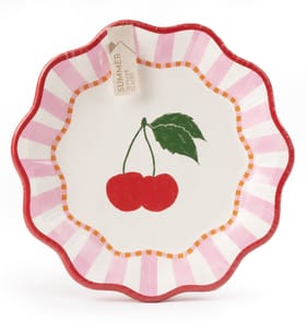 Summer Paper Plates 10 Pack - Cherry
