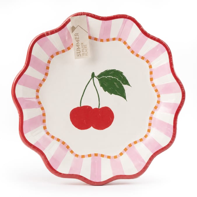 Summer Paper Plates 10 Pack