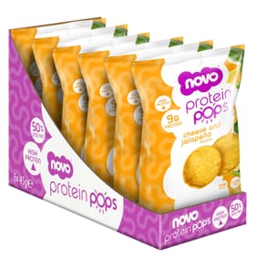 Novo Portein Pops 45g - Cheese & Jalapeno x6