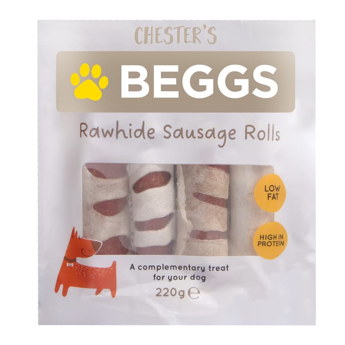 Chester's Beggs Rawhide Sausage Rolls 220g