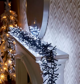 Prestige Mains Operated 1500 LED Cluster String Lights - Cool White