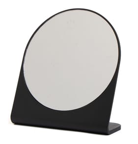 Bath Round Mirror - Black