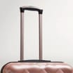 Salisbury Embossed Quilted Shell Suitcase - Pink