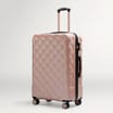 Salisbury Embossed Quilted Shell Suitcase Set Of 3