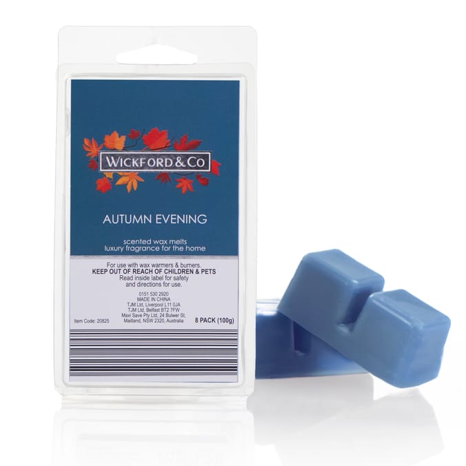Wickford & Co Scented Wax Melts 8 Pack - Autumn Evening