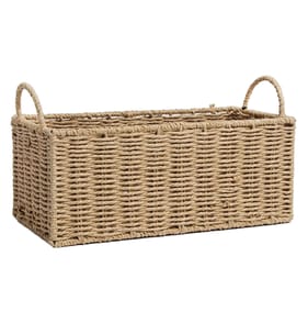 Home Collections Rope Woven Basket - Brown