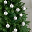 Festive Feeling 6cm Christmas Bauble 20 Pack - Silver