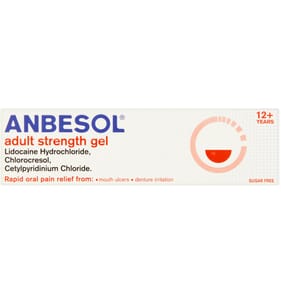 Anbesol Adult Strength Gel 10g