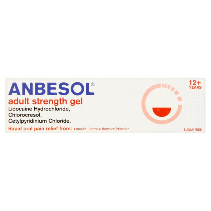 Anbesol Adult Strength Gel 10g