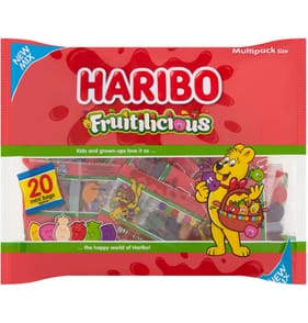 Haribo Fruitilicious 20 Mini Bags 320g