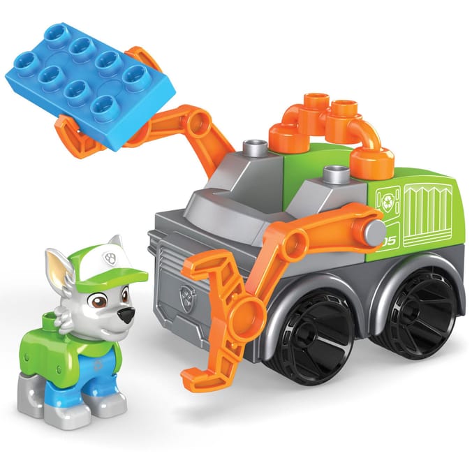 Mega Bloks Paw Patrol Set Rockys Recycling Truck Home Bargains