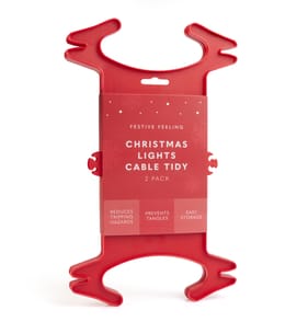 Festive Feeling Christmas Lights Cable Tidy 2 Pack