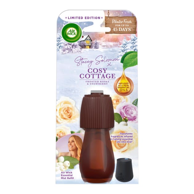 Air Wick Cosy Cottage Frosted Roses Snowberry Essential Mist