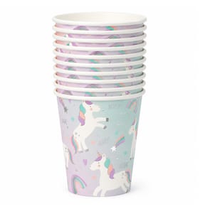 Let's Party Unicorn Paper Cups 10 Pack