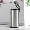 Utility Domed Pedal Bin 30l