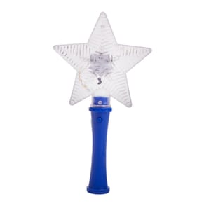 Let's Play Flashing LED Star Wand - Blue