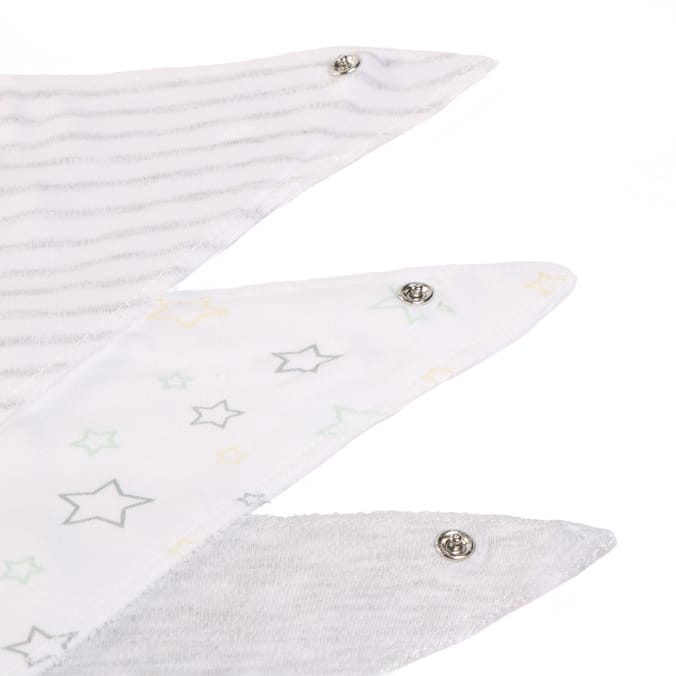 Pure Baby Bandana Bib 3 Pack