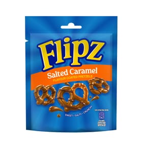 Flipz Salted Caramel Flavour Coated Pretzel 90g