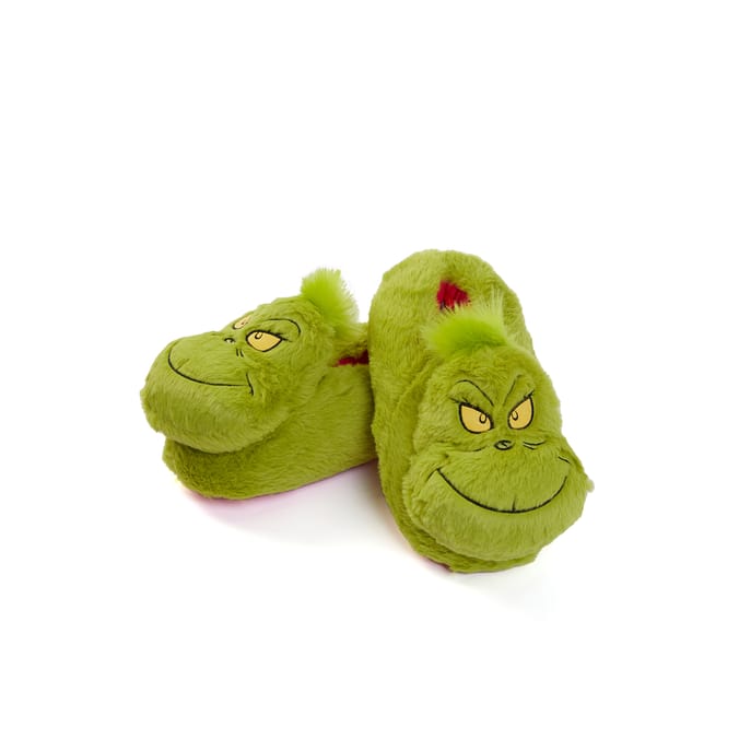 Kids grinch best sale slippers