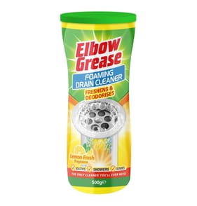 Elbow Grease Foaming Drain Cleaner 500g - Lemon Fresh