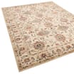 Asiatic Raja Border Runner RA05 - Cream/Multi