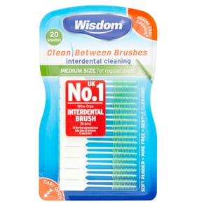 Wisdom Clean Between Brushes Medium 20 Pack