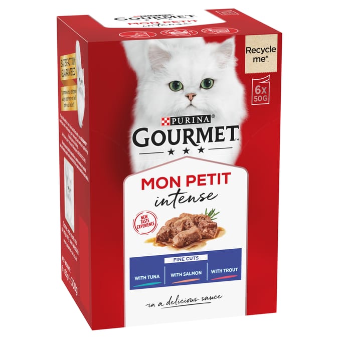 Purina Gourmet Mon Petit Fish Pouches 6 x 50g