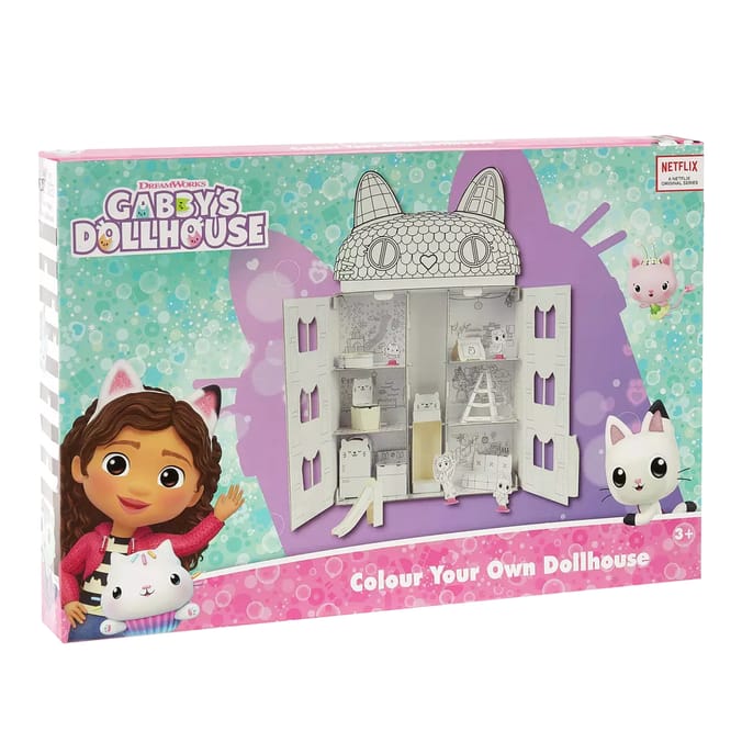 Gabby's Dollhouse Colour Your Own Dollhouse