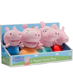 Peppa Pig 4 Puppet Family Pack