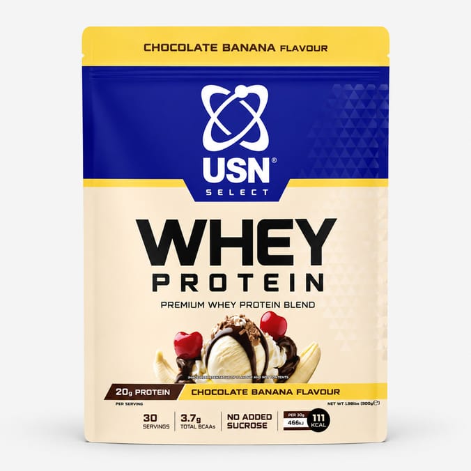 USN Select Whey Protein Chocolate Banana 900g