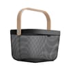 Home Collections Mesh Basket With Wooden Handle