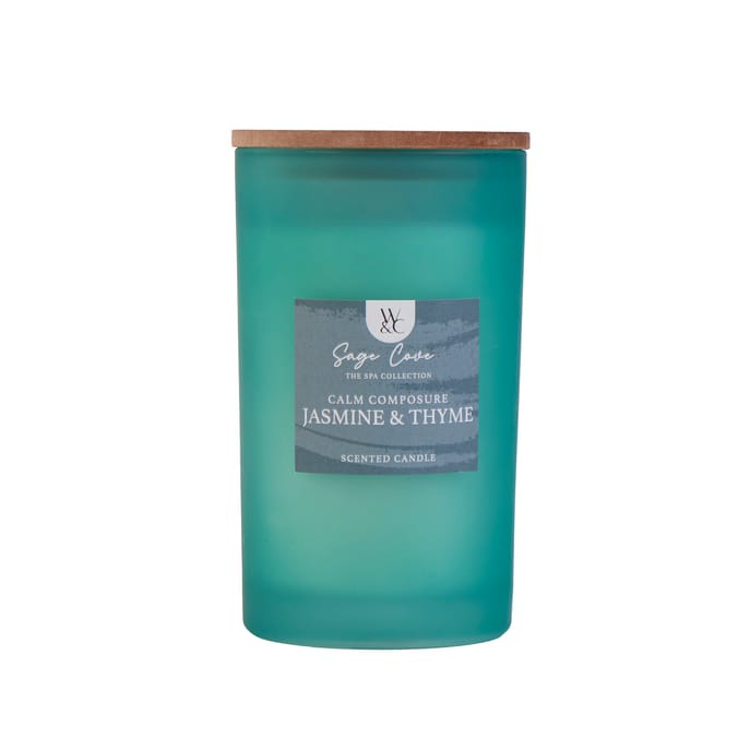 Sage Cove Scented Candle Jar 440g - Calm Composure
