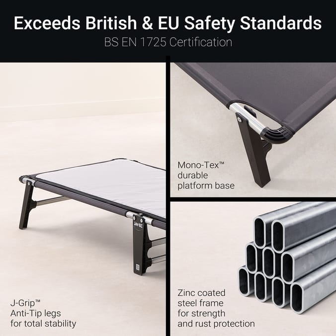 Jay-Be LE59 Lite Folding Bed with e-Fibre Insulator Pad - Single