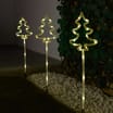 Prestige Battery Operated LED Stake Light 3 Pack - Tree