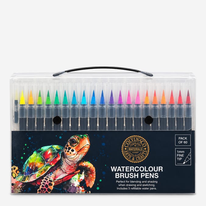 Colvin & Co Watercolour Brush Pens 60 Pack
