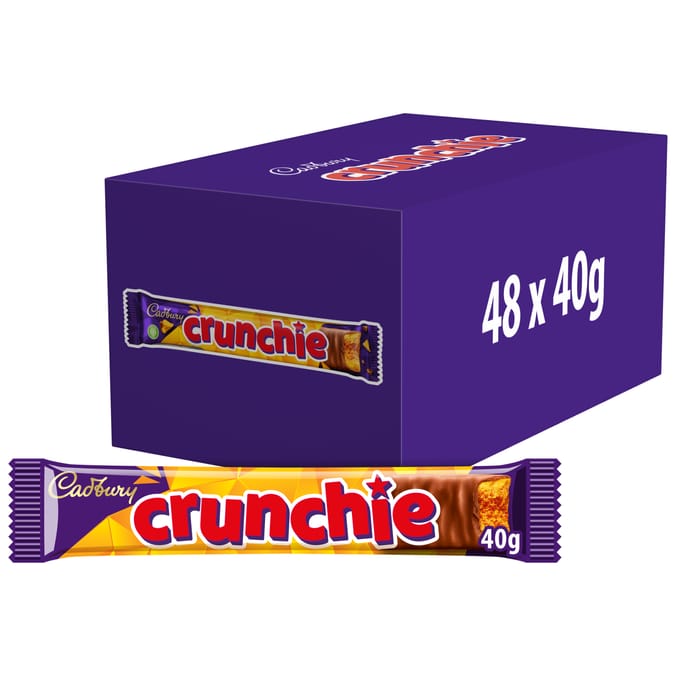 Cadbury Crunchie Chocolate Bar 40g x48