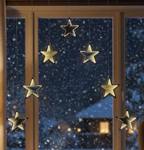  Prestige Mains Operated LED Infinity Curtain Lights - Star